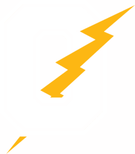 O-Bolt - White with Yellow Bolt LOGO
